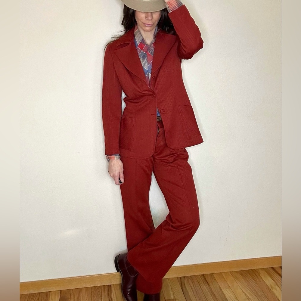 70s Vintage H Bar C California Ranchwear 2-Piece Western Suit